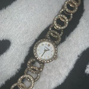 Vintage Fossil Glitz Woman’s Round Watch